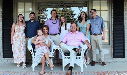 Jason Guerry and his family.